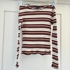 Vintage Limited Too Girl’s Size L 14 Ribbed Long Sleeve Shirt 90s Y2K